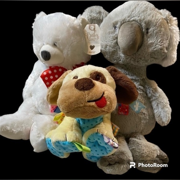 Gund Koala Ganz Christmas Bear Taggies‎ Puppy Baby Plush Stuffed Collection - Picture 1 of 16